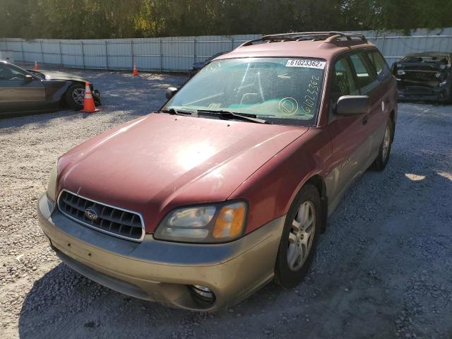 Photo 2 from auction – 2003 SUBARU LEGACY OUT with VIN 4S3BH675837647375