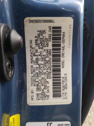 Photo 10 from auction – 2013 TOYOTA COROLLA BA with VIN 5YFBU4EE4DP213084
