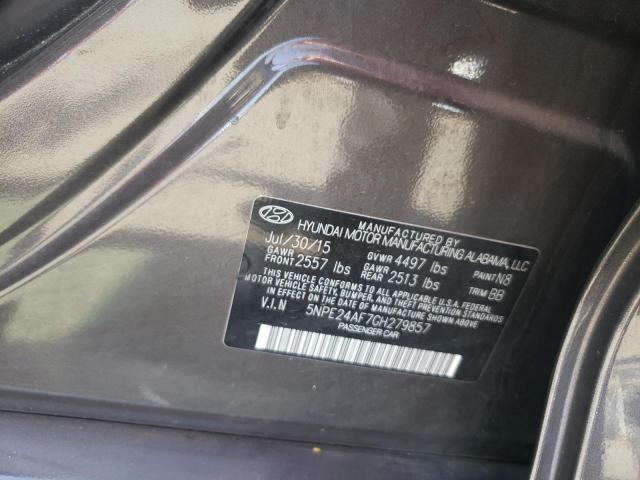 Photo 10 from auction – 2016 HYUNDAI SONATA SE with VIN 5NPE24AF7GH279857