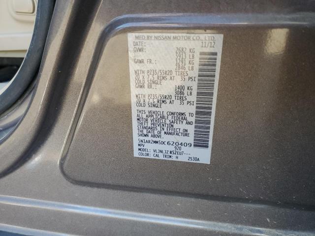 Photo 10 from auction – 2013 NISSAN PATHFINDER with VIN 5N1AR2MM5DC620409