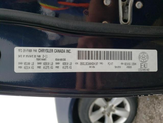 Photo 10 from auction – 2011 DODGE CHARGER with VIN 2B3CL3CGXBH524187