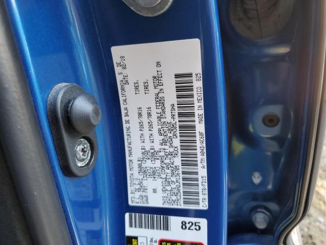 Photo 10 from auction – 2018 TOYOTA TACOMA DOU with VIN 3TMCZ5AN2JM136705