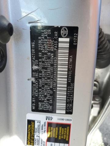 Photo 10 from auction – 2010 TOYOTA CAMRY BASE with VIN 4T1BF3EK8AU088983
