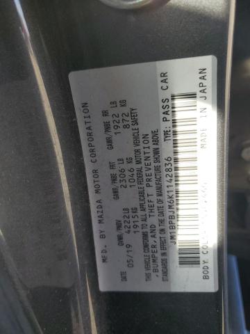 Photo 10 from auction – 2019 MAZDA 3 with VIN JM1BPBJM6K1142836
