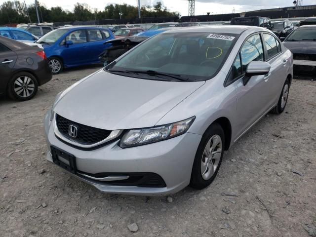 Photo 2 from auction – 2015 HONDA CIVIC LX with VIN 19XFB2F5XFE099302