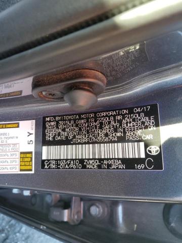 Photo 10 from auction – 2017 TOYOTA PRIUS with VIN JTDKBRFU7H3558794