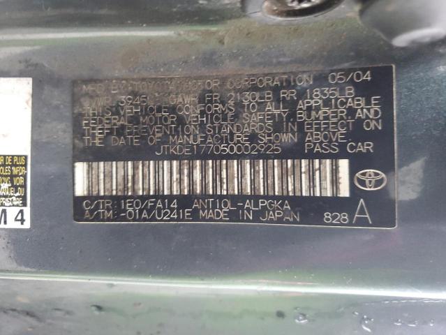 Photo 10 from auction – 2005 TOYOTA SCION TC with VIN JTKDE177050002925