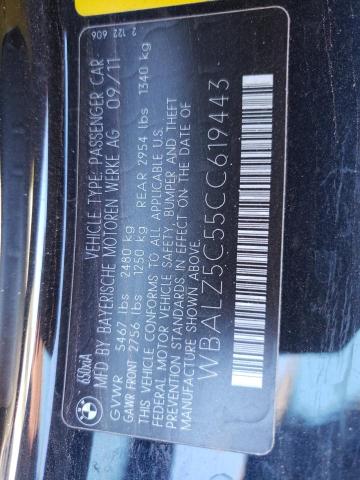 Foto 10 de la subasta – 2012 BMW 650 XI con VIN WBALZ5C55CC619443