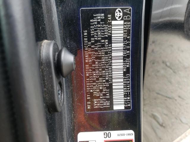 Photo 10 from auction – 2016 TOYOTA COROLLA L with VIN 5YFBURHE2GP457684