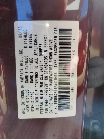 Photo 10 from auction – 2015 ACURA TLX TECH with VIN 19UUB3F56FA010469