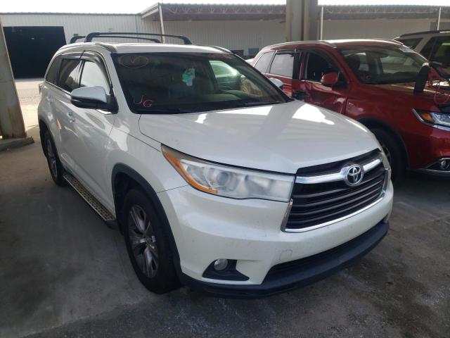 TOYOTA HIGHLANDER 2014 with VIN 5TDKKRFH2ES004625 - Photo from auction