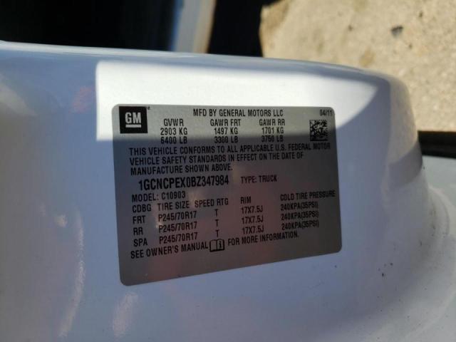 Zdjęcie 10 z aukcji – 2011 CHEVROLET SILVERADO z VIN 1GCNCPEX0BZ347984