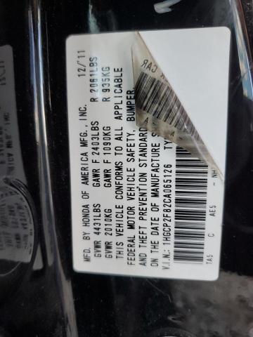 Photo 10 from auction – 2012 HONDA ACCORD EXL with VIN 1HGCP2F82CA065126