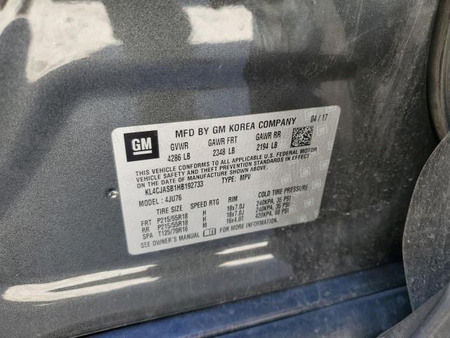 Photo 10 from auction – 2017 BUICK ENCORE PRE with VIN KL4CJASB1HB192733