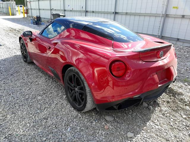Photo 3 from auction – 2017 ALFA ROMEO 4C with VIN ZARBAAA49HM224259