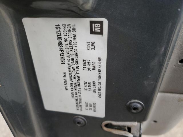 Photo 10 from auction – 2004 CHEVROLET MALIBU LT with VIN 1G1ZU54824F137591