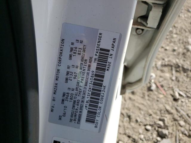 Photo 10 from auction – 2010 MAZDA 3 I with VIN JM1BL1SF0A1345869