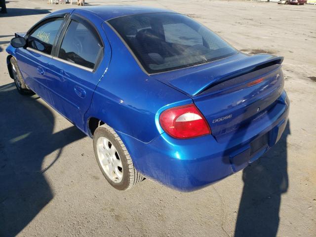 Photo 3 from auction – 2005 DODGE NEON SXT with VIN 1B3ES56C85D221538
