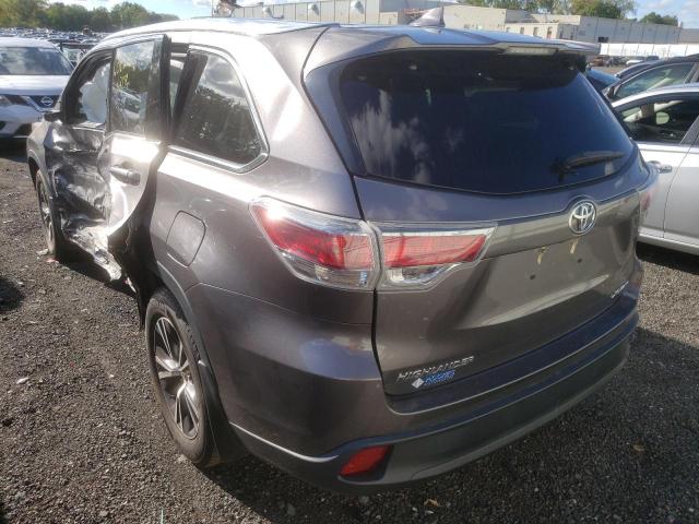 Photo 3 from auction – 2016 TOYOTA HIGHLANDER with VIN 5TDJKRFH3GS302924