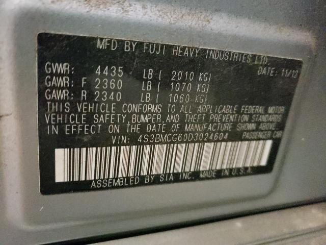Photo 10 from auction – 2013 SUBARU LEGACY 2.5 with VIN 4S3BMCG60D3024604