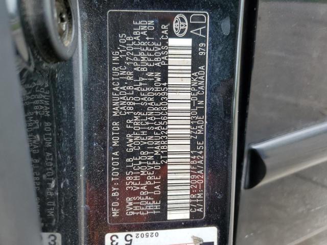 Photo 10 from auction – 2006 TOYOTA COROLLA CE with VIN 2T1BR32E56C603954