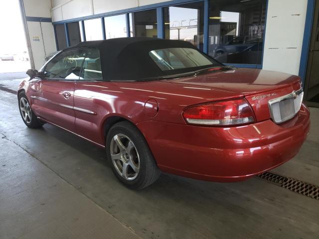Photo 3 from auction – 2005 CHRYSLER SEBRING TO with VIN 1C3EL55R65N652945