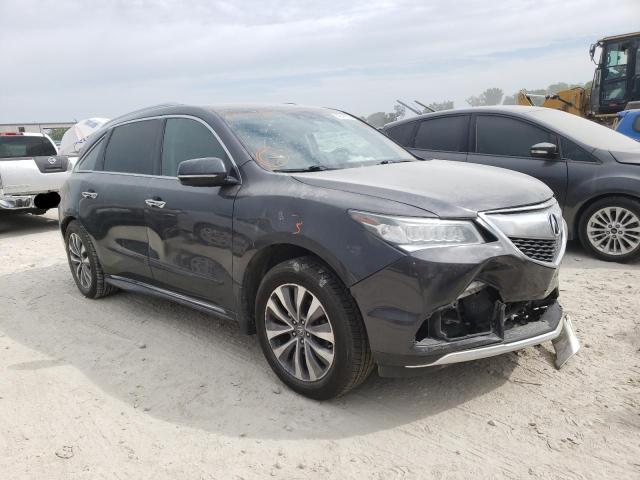 ACURA MDX TECHNO 2014 with VIN 5FRYD4H45EB004266 - Photo from auction