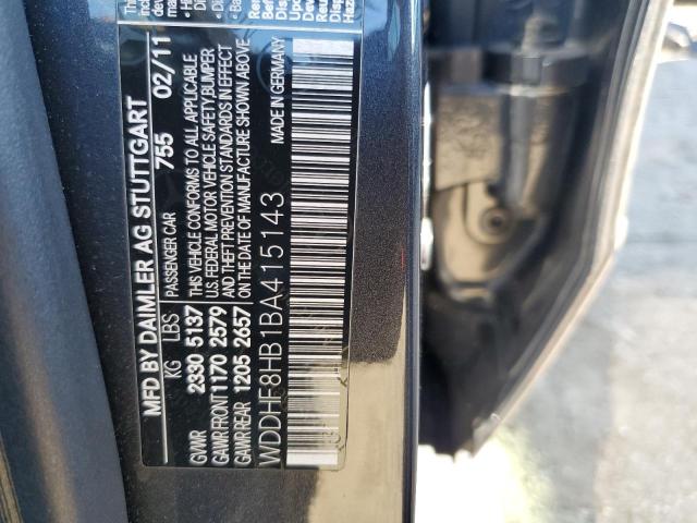 Photo 10 from auction – 2011 MERCEDES-BENZ E 350 4MAT with VIN WDDHF8HB1BA415143
