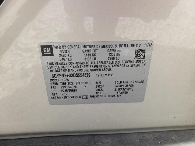 Photo 10 from auction – 2013 CADILLAC SRX PREMIU with VIN 3GYFNEE33DS554329