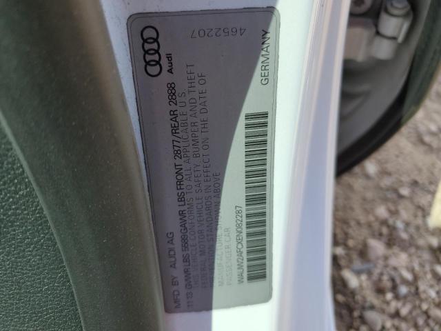 Photo 10 from auction – 2014 AUDI S7 PREMIUM with VIN WAUW2AFCXEN082287