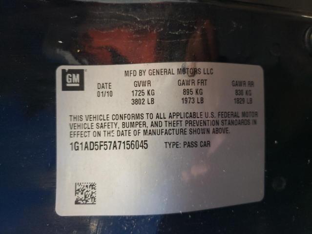 Photo 10 from auction – 2010 CHEVROLET COBALT 1LT with VIN 1G1AD5F57A7156045