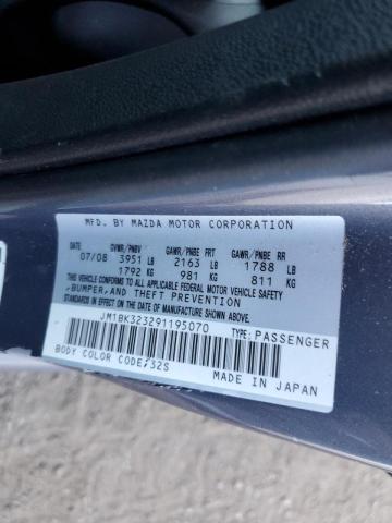 Photo 10 from auction – 2009 MAZDA 3 S with VIN JM1BK323291195070