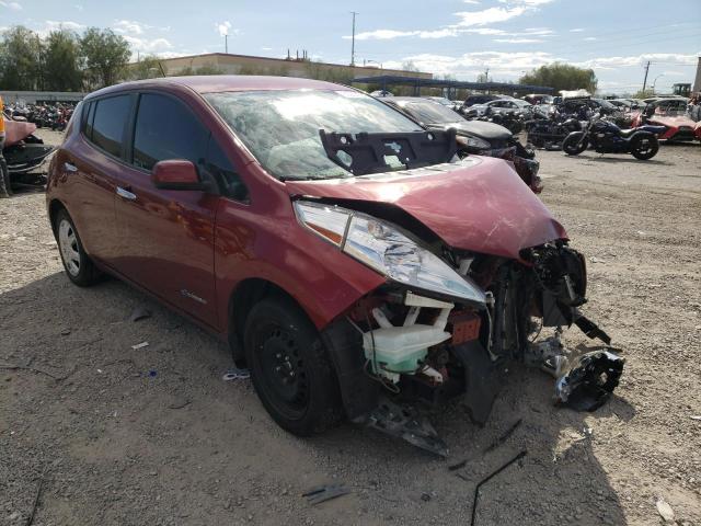 NISSAN LEAF S 2015 with VIN 1N4AZ0CP2FC329752 - Photo from auction