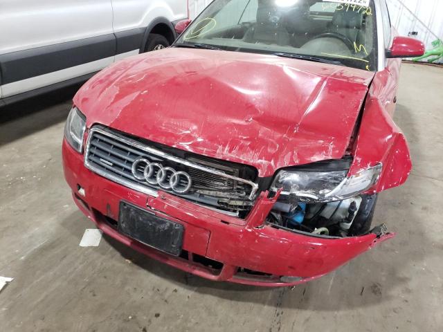 Foto 9 de la subasta – 2004 AUDI A4 QUATTRO con VIN WAUDT48H64K026166