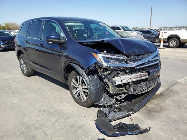 HONDA PILOT EXL 2018 with VIN 5FNYF6H50JB010244 - Photo from auction