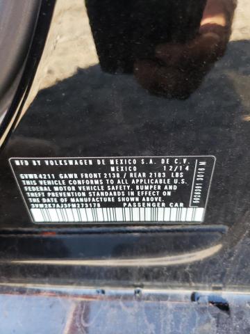 Photo 10 from auction – 2015 VOLKSWAGEN JETTA BASE with VIN 3VW2K7AJ3FM273178