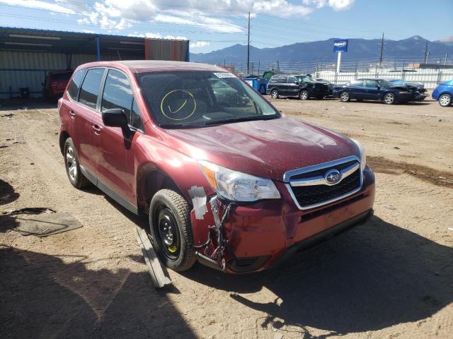 SUBARU FORESTER 2 2015 with VIN JF2SJAAC3FH552771 - Photo from auction