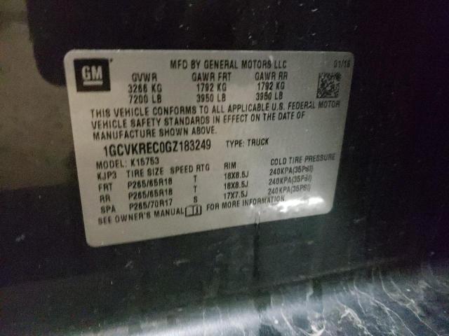 Photo 10 from auction – 2016 CHEVROLET SILVER1500 with VIN 1GCVKREC0GZ183249
