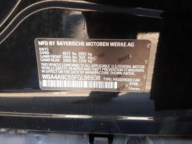 Photo 10 from auction – 2015 BMW 428 I GRAN with VIN WBA4A9C55FGL86938