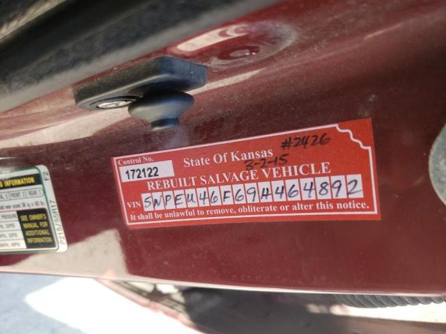 Photo 10 from auction – 2009 HYUNDAI SONATA SE with VIN 5NPEU46F69H464892