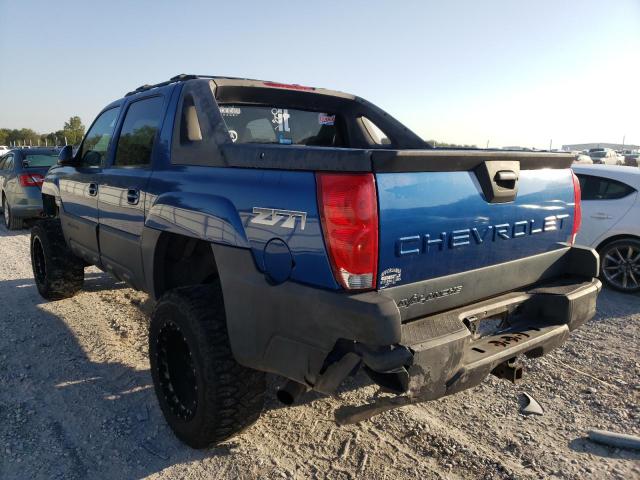 Photo 3 from auction – 2003 CHEVROLET AVALANCHE with VIN 3GNEK13T63G117911