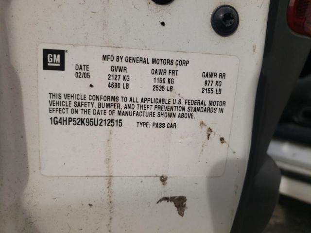 Photo 9 from auction – 2005 BUICK LESABRE CU with VIN 1G4HP52K95U212515