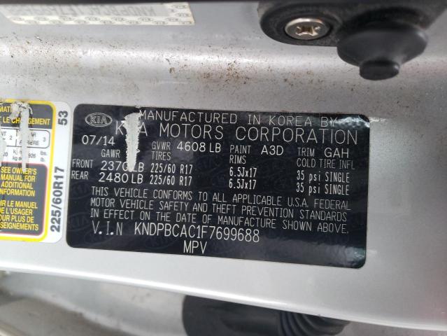 Photo 10 from auction – 2015 KIA SPORTAGE L with VIN KNDPBCAC1F7699688