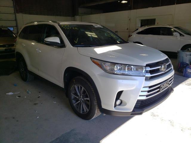 TOYOTA HIGHLANDER 2019 with VIN 5TDJZRFH5KS592412 - Photo from auction
