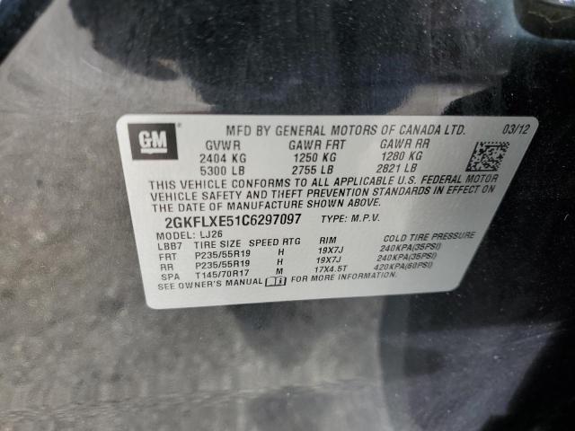 Photo 10 from auction – 2012 GMC TERRAIN SL with VIN 2GKFLXE51C6297097