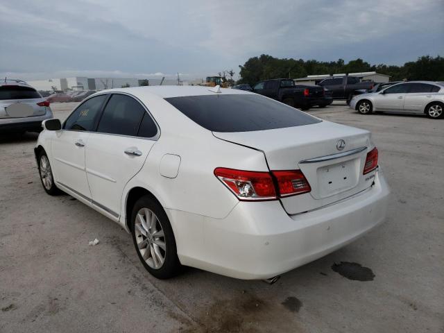 Photo 3 from auction – 2012 LEXUS ES 350 with VIN JTHBK1EG9C2507341