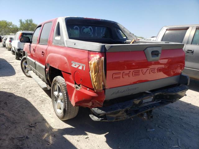 Photo 2 from auction – 2002 CHEVROLET AVALANCHE with VIN 3GNEK13T72G114336