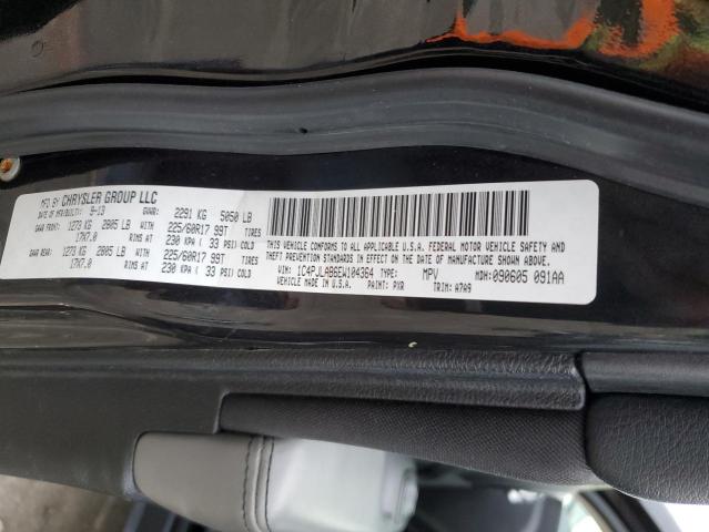 Photo 10 from auction – 2014 JEEP CHEROKEE S with VIN 1C4PJLAB6EW104364