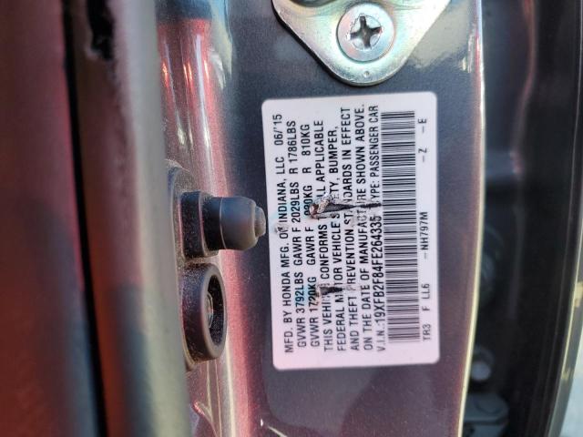 Foto 10 de la subasta – 2015 HONDA CIVIC EX con VIN 19XFB2F84FE264335