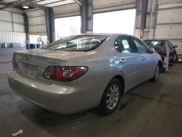 Photo 4 from auction – 2004 LEXUS ES 330 with VIN JTHBA30G645004243